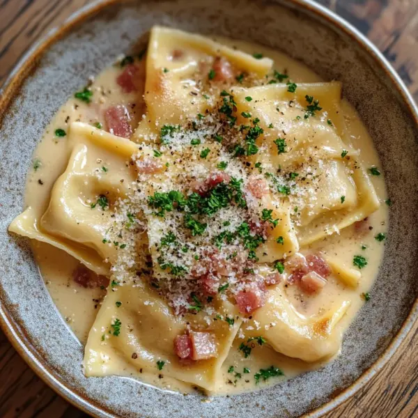 Maultaschen Carbonara