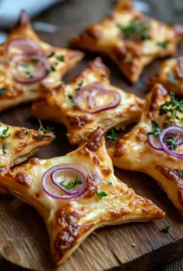 Mini-Flammkuchen-Sterne 21 Mini-Flammkuchen-Sterne