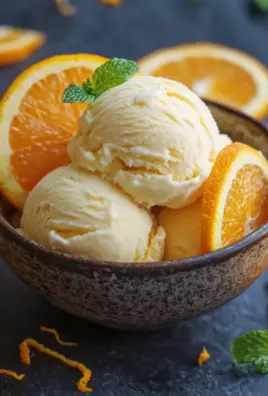 Orangeneis ohne Eismaschine Rezept