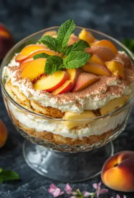 Pfirsich Tiramisu