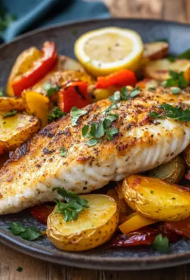 Portugiesischer Ofenfisch mit Kartoffeln