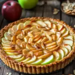 Saftige Apfeltarte mit Rahmguss