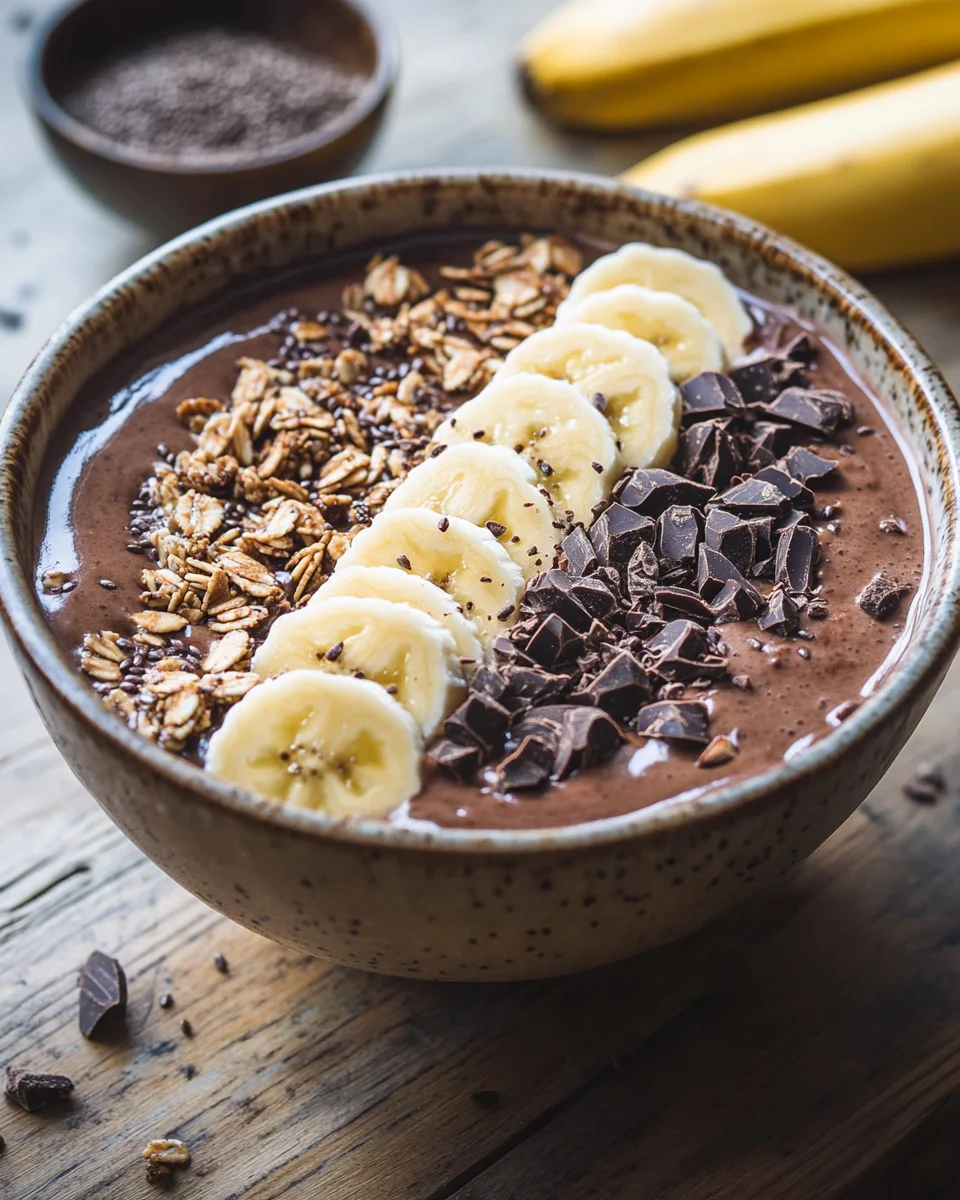 Schoko-Smoothie-Bowl