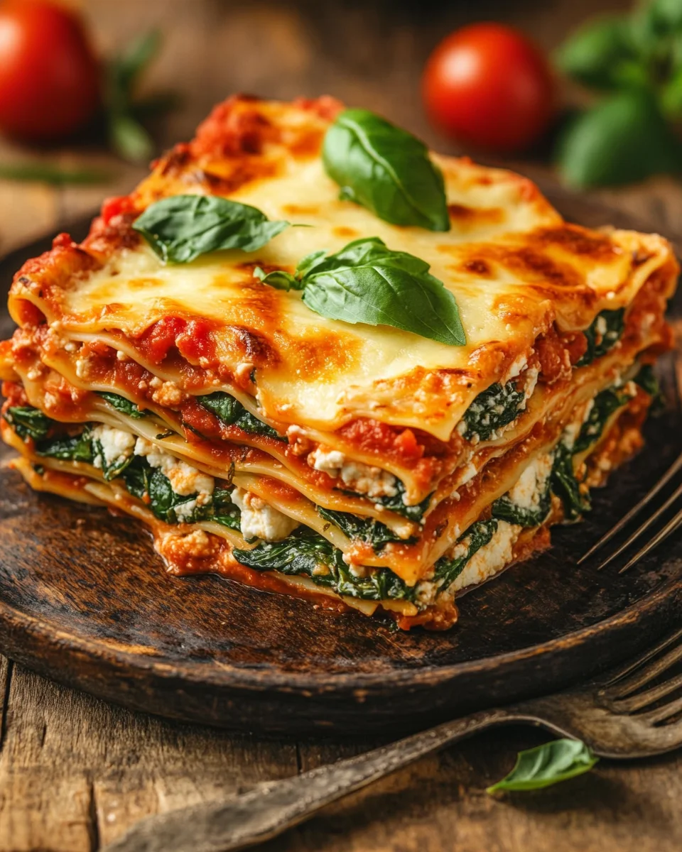 Spinatlasagne